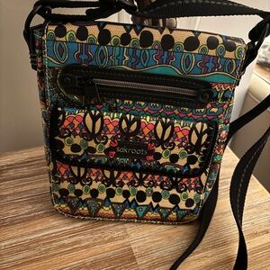 Sakroots Colorful Patterned Crossbody Bag